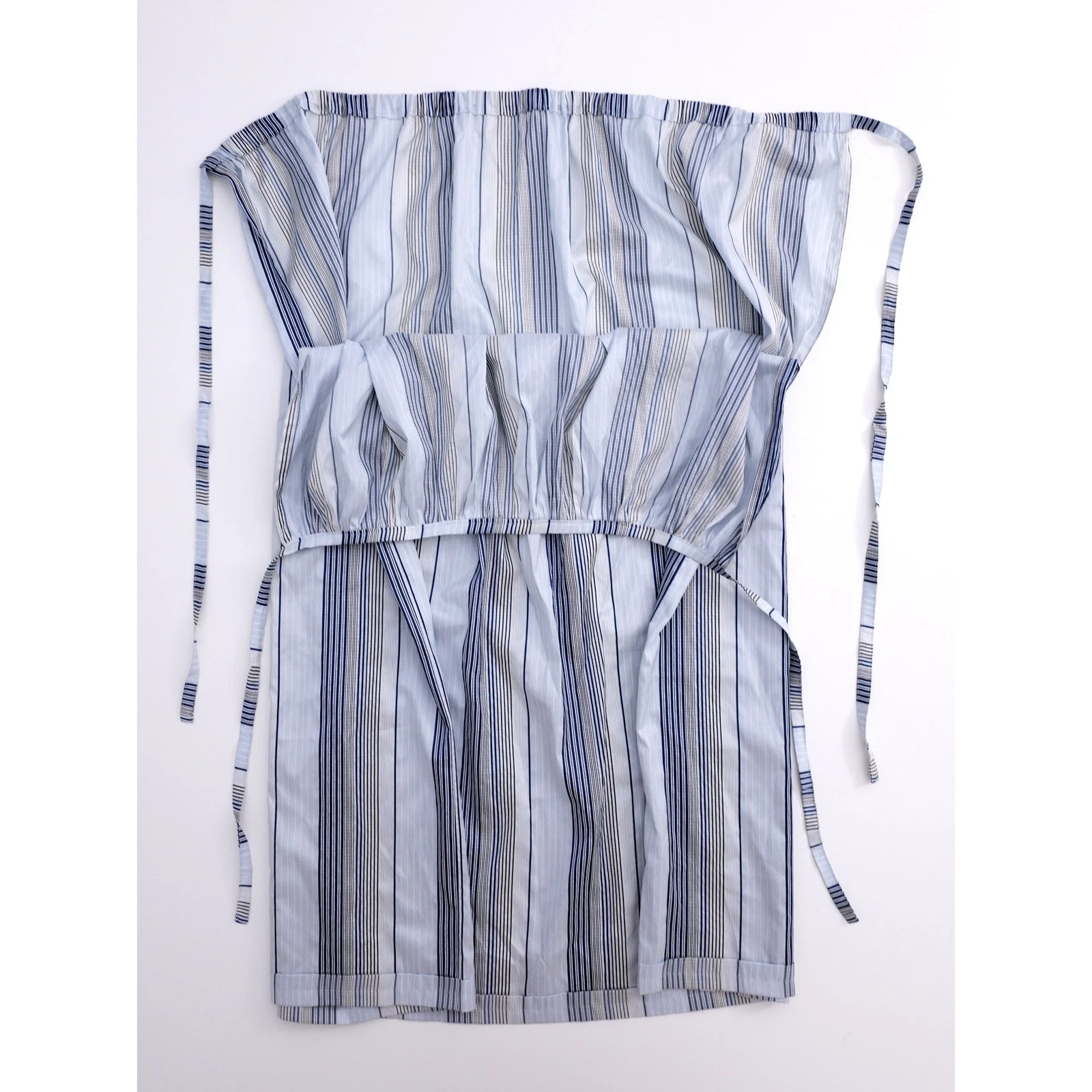 YOHJI YAMAMOTO Jupe mi-longue en soie Marine vintage, passéist — photo 14