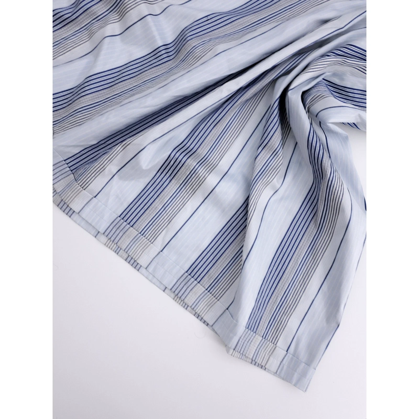 YOHJI YAMAMOTO Jupe mi-longue en soie Marine vintage, passéist — photo 3