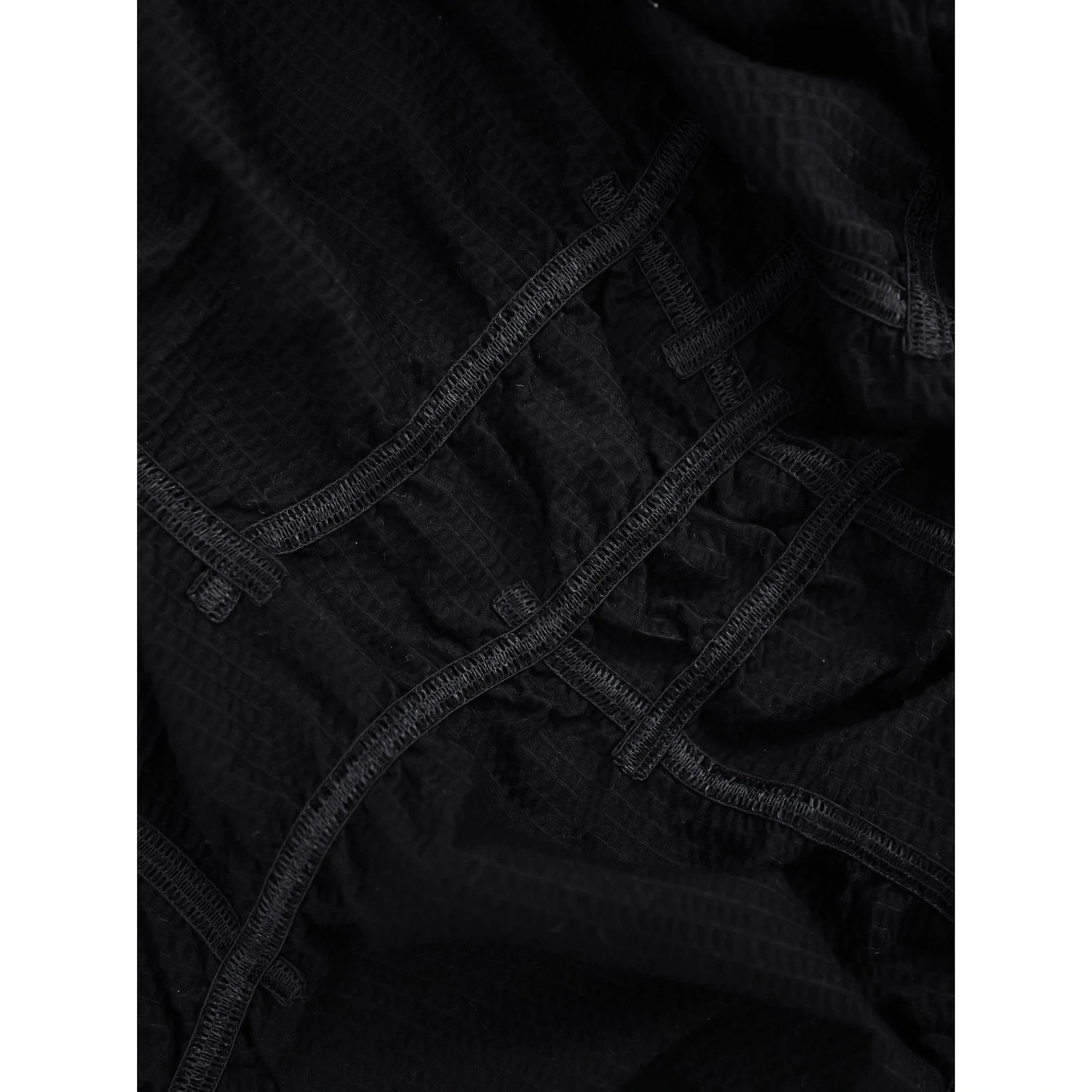 YOHJI YAMAMOTO Blouse Noir vintage, passéist — photo 12