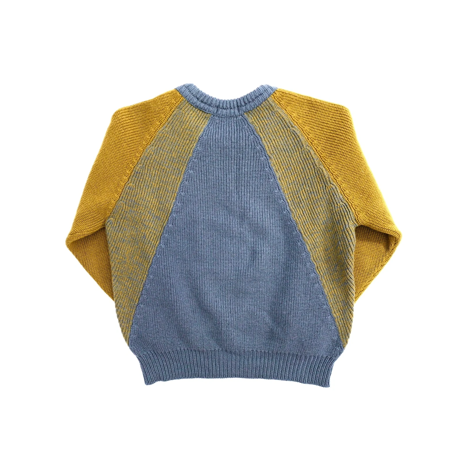 JUNKO KOSHINO Wool pull Jaune vintage, passéist — photo 11