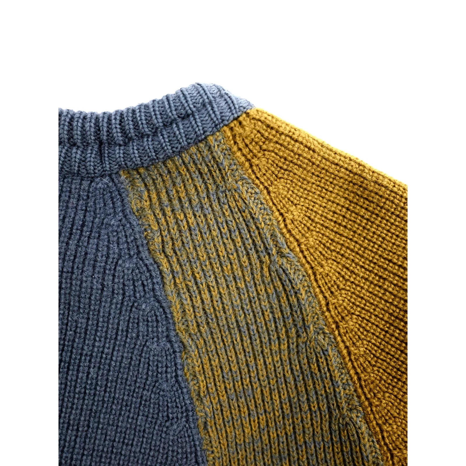 JUNKO KOSHINO Wool pull Jaune vintage, passéist — photo 13