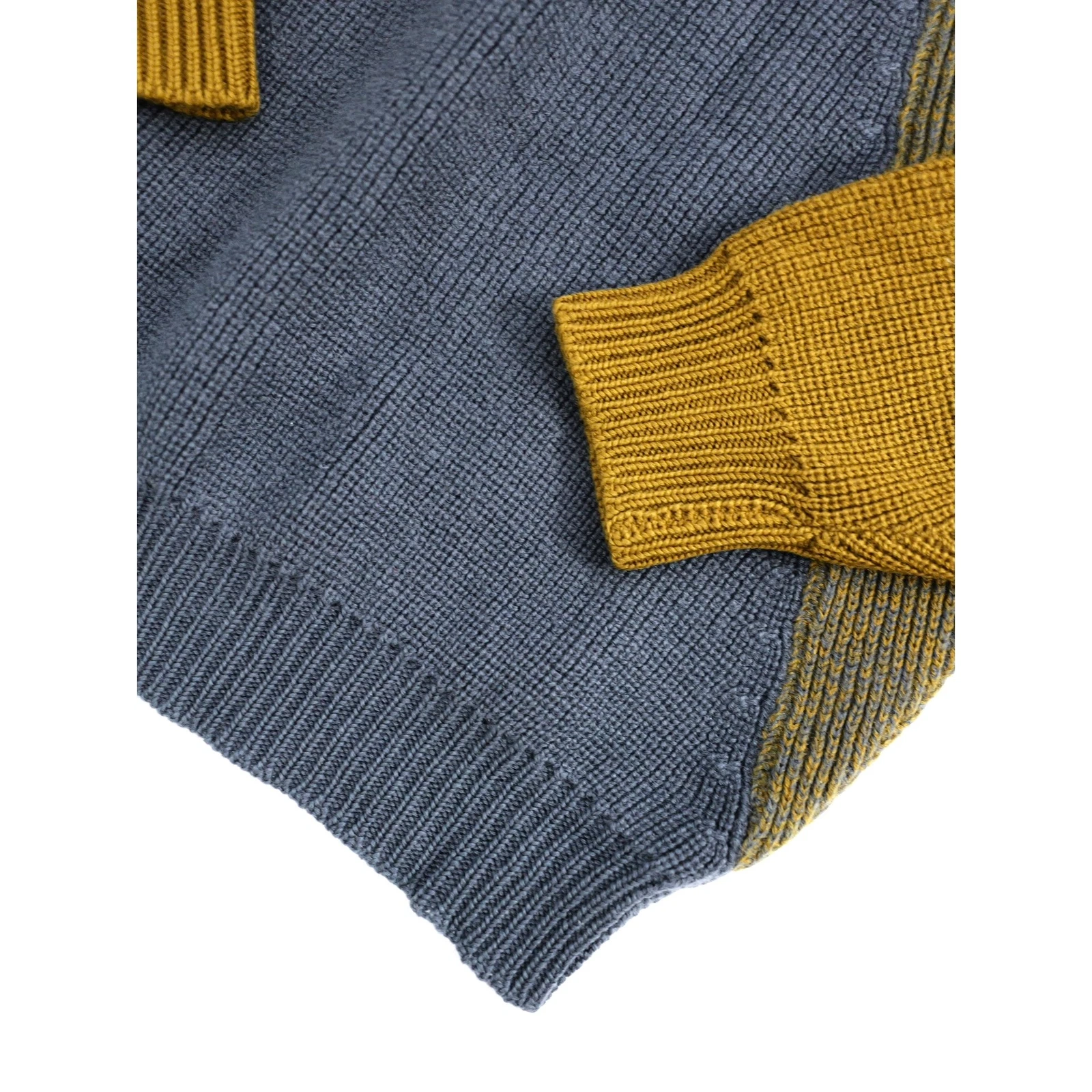 JUNKO KOSHINO Wool pull Jaune vintage, passéist — photo 3