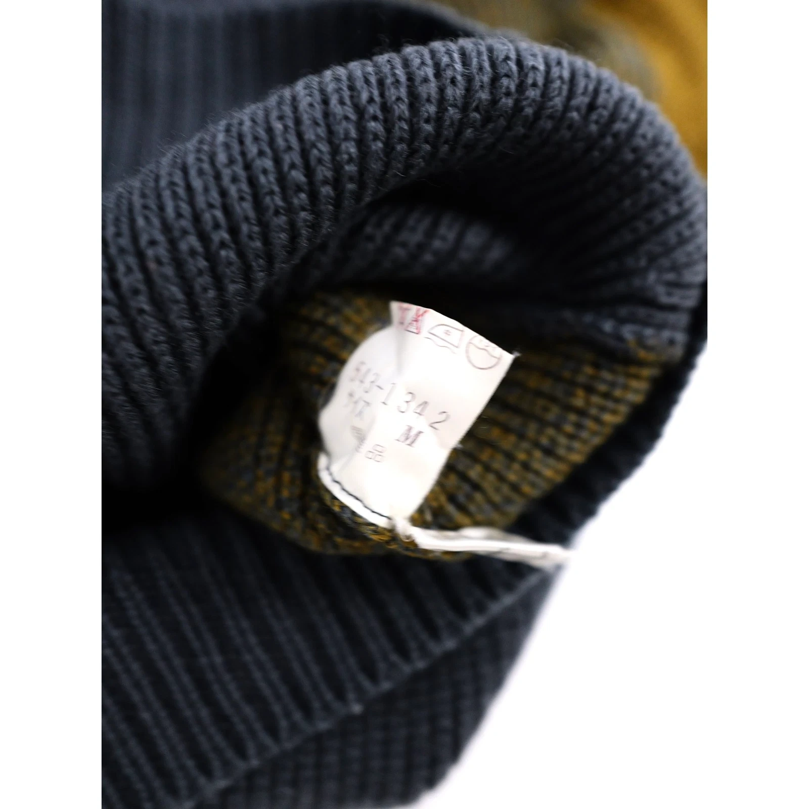 JUNKO KOSHINO Wool pull Jaune vintage, passéist — photo 10