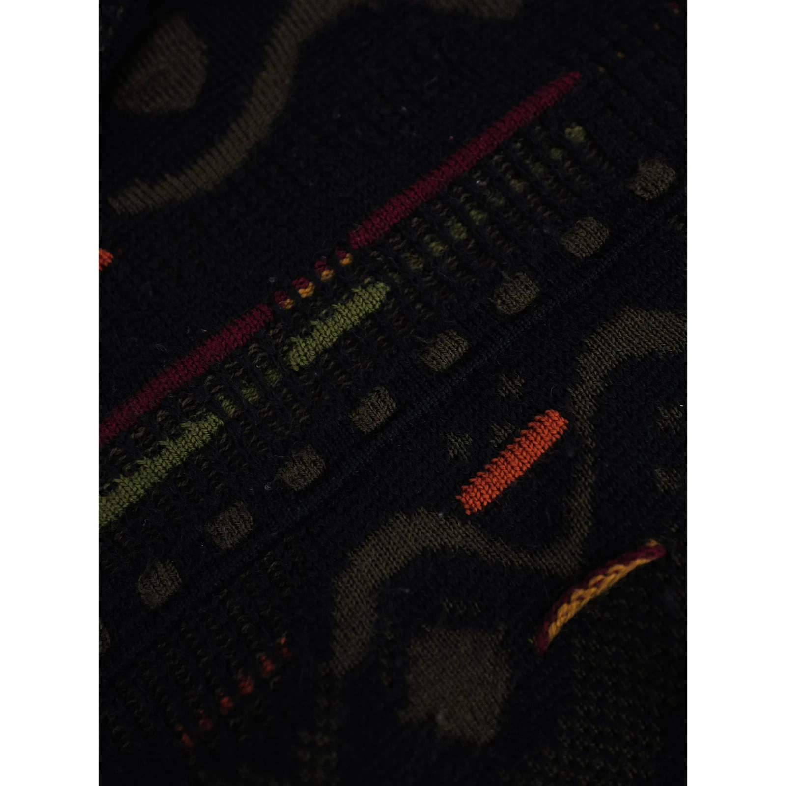 JUNKO KOSHINO Wool pull Marron vintage, passéist — photo 11