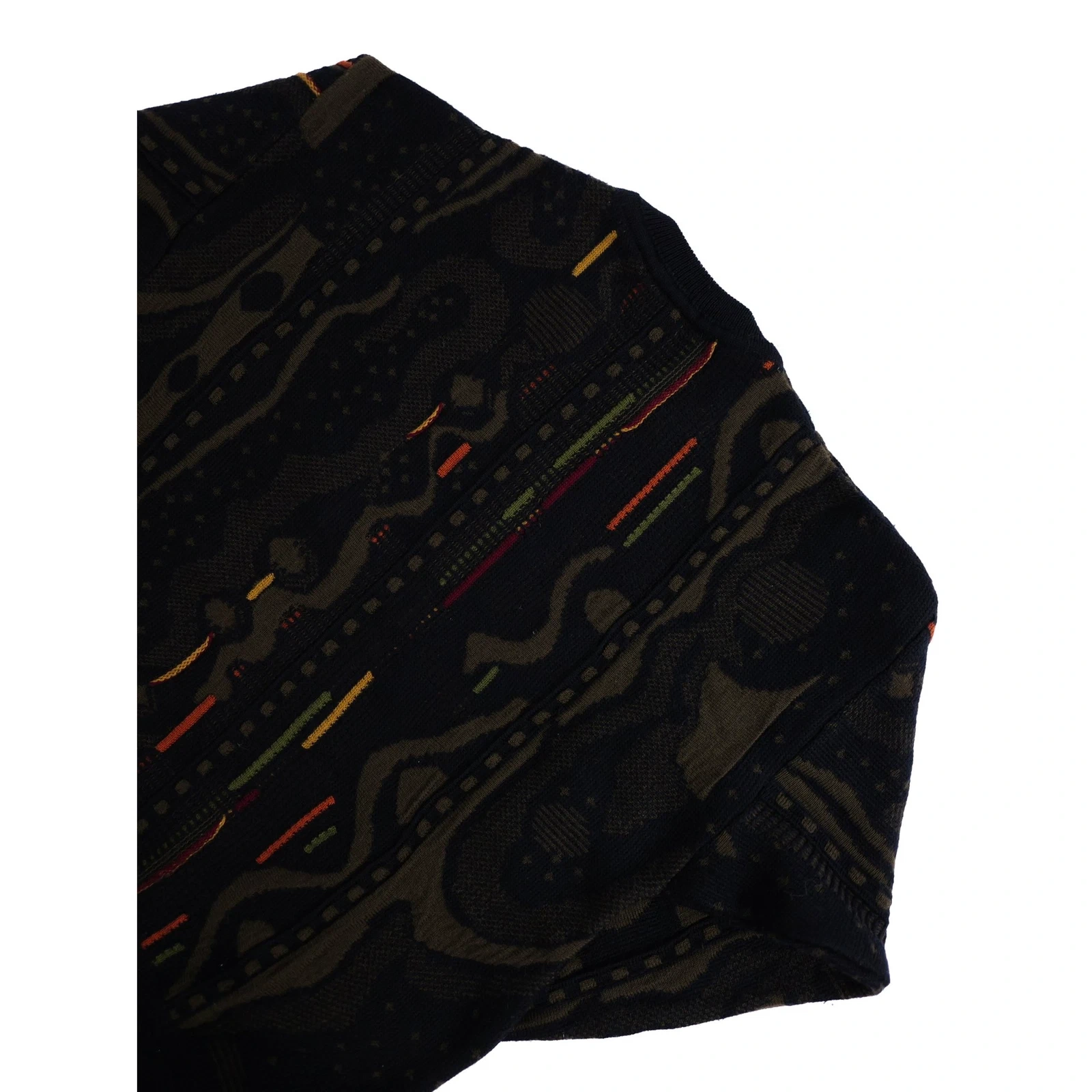 JUNKO KOSHINO Wool pull Marron vintage, passéist — photo 15