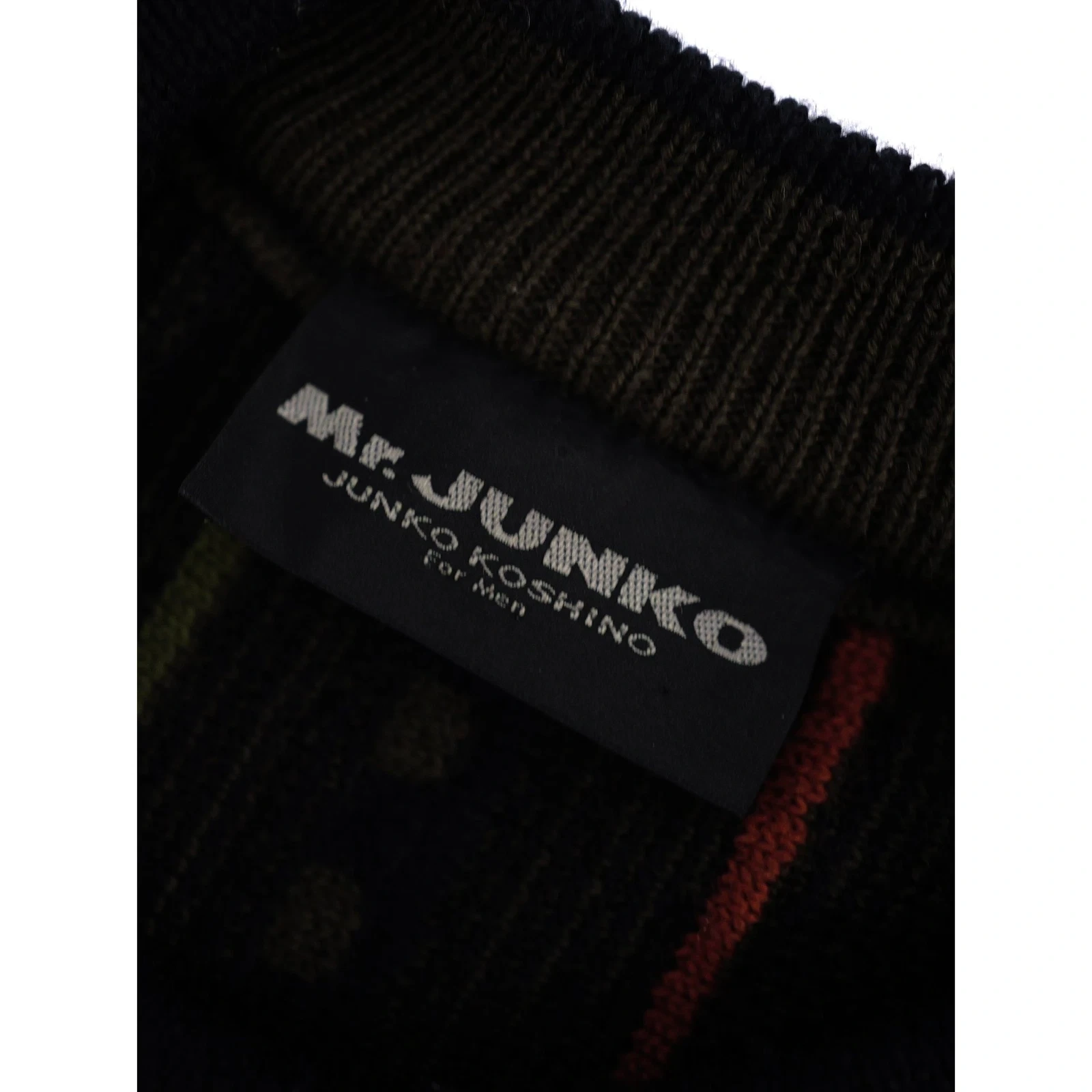 JUNKO KOSHINO Wool pull Marron vintage, passéist — photo 5