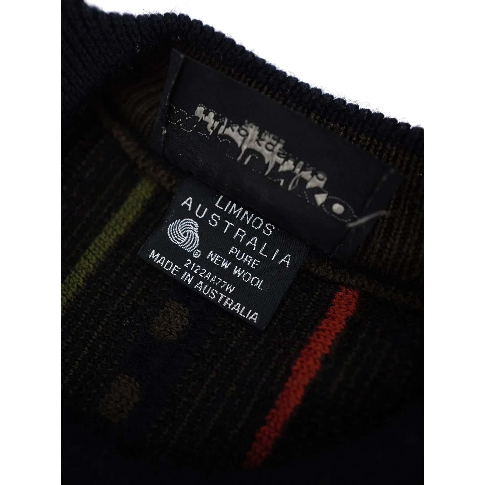 JUNKO KOSHINO Wool pull Marron vintage, passéist — photo 6