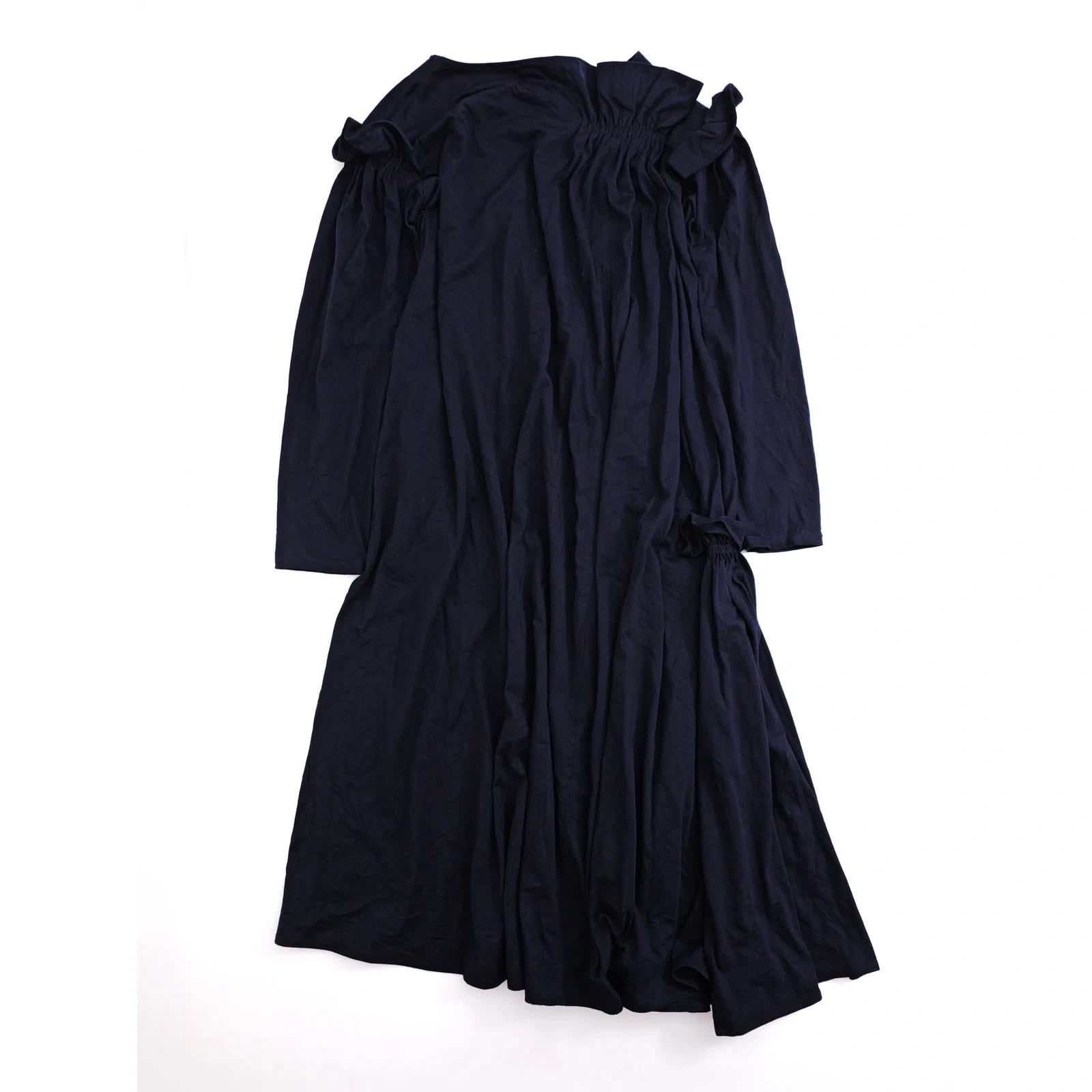 YOHJI YAMAMOTO Robe longue Marine vintage, passéist — photo 13