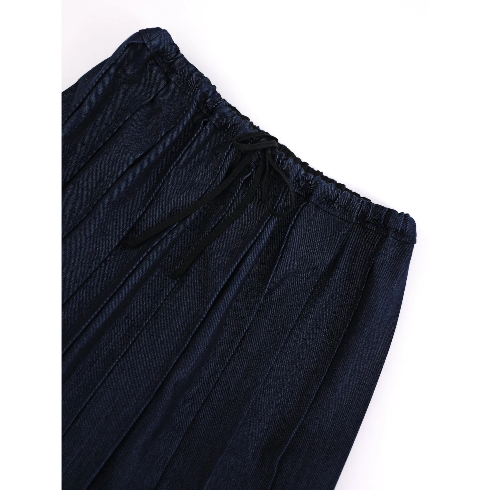 COMME DES GARÇONS Jupe mi-longue Marine vintage, passéist — photo 2