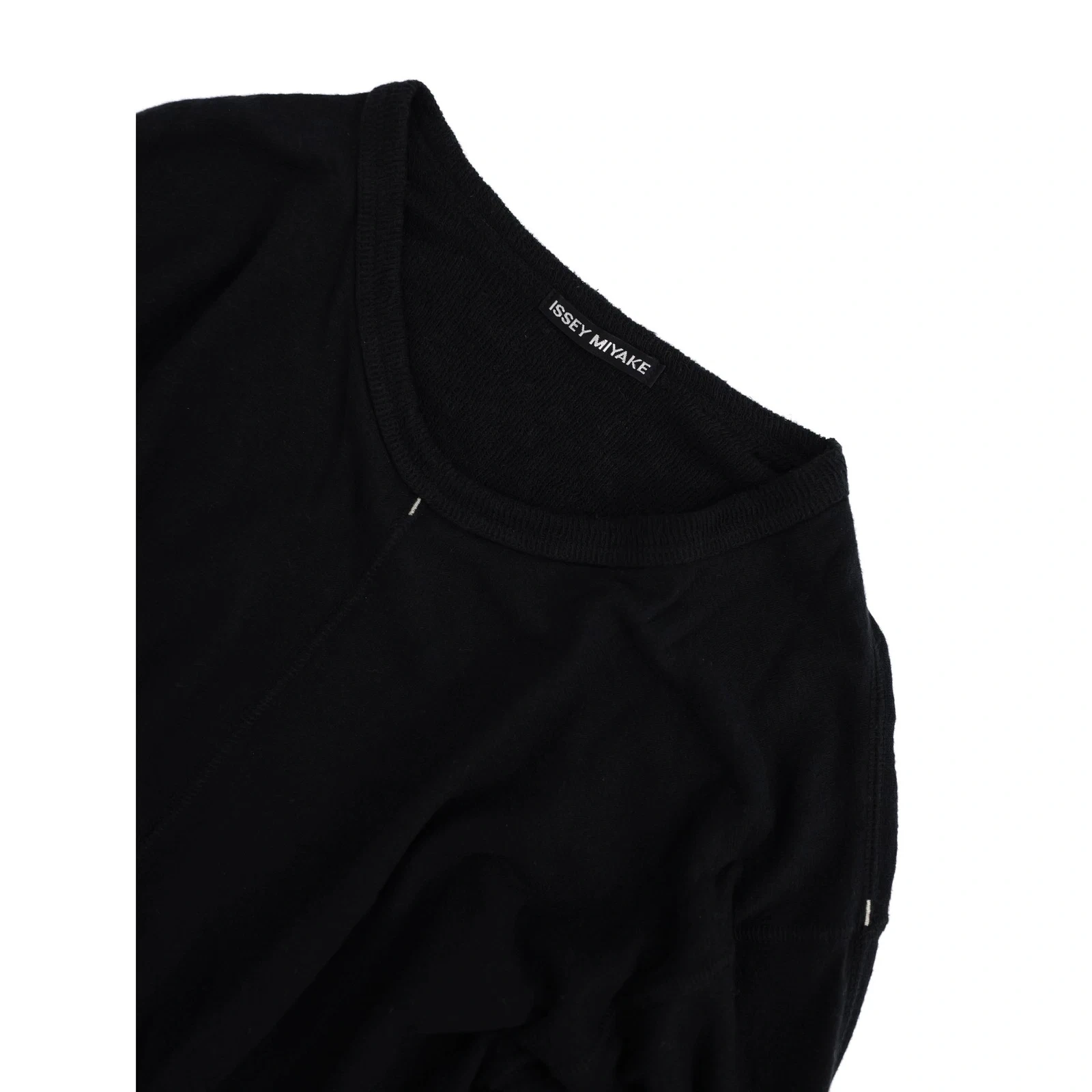 ISSEY MIYAKE Pull Noir vintage, passéist — photo 2