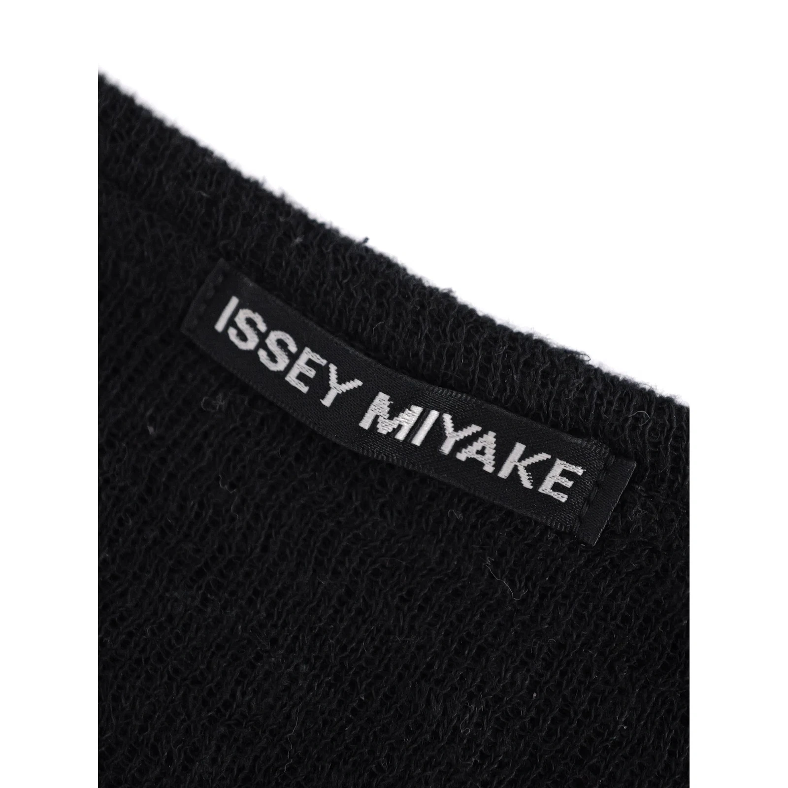 ISSEY MIYAKE Pull Noir vintage, passéist — photo 4
