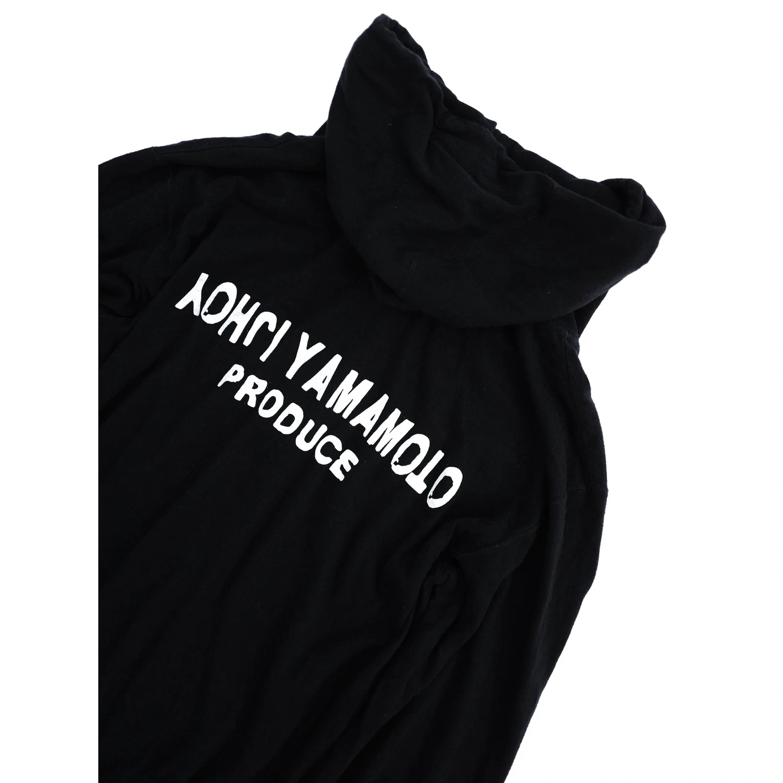 YOHJI YAMAMOTO Sweat Noir vintage, passéist — photo 4