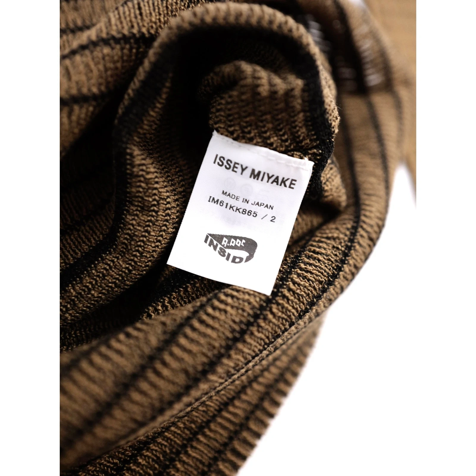 ISSEY MIYAKE Blouse Marron vintage, passéist — photo 11
