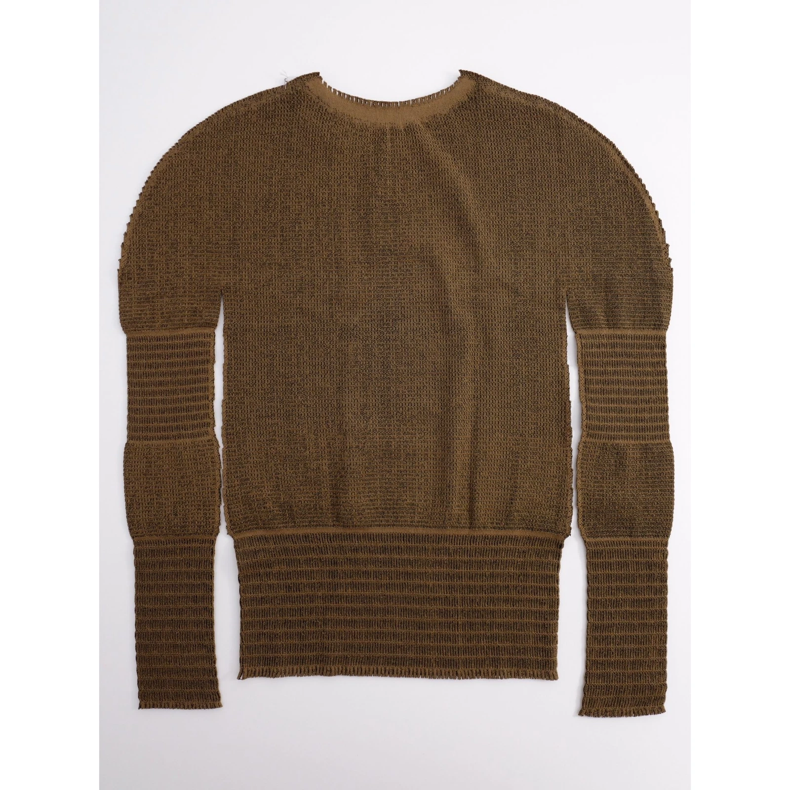 ISSEY MIYAKE Blouse Marron vintage, passéist — photo 12