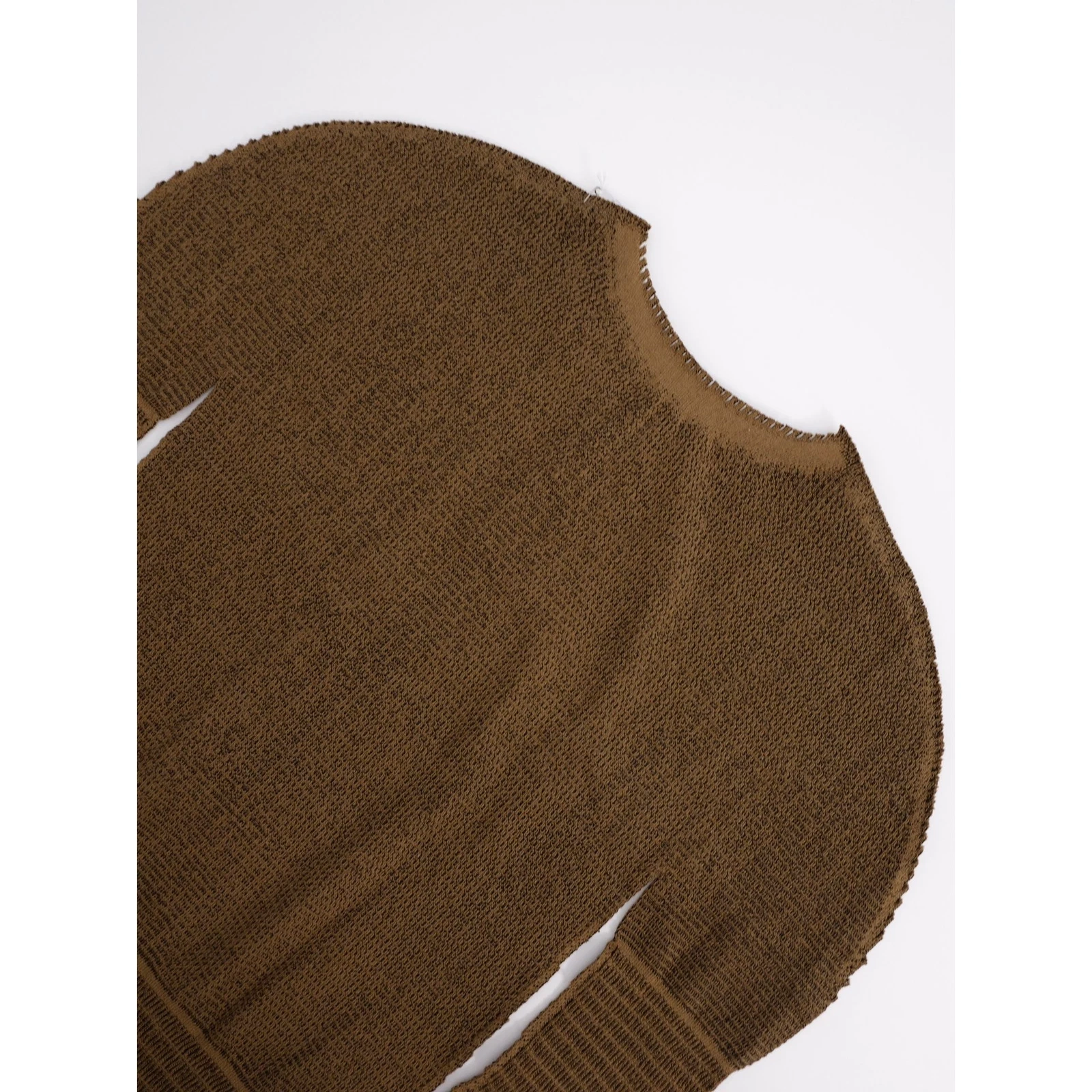 ISSEY MIYAKE Blouse Marron vintage, passéist — photo 13