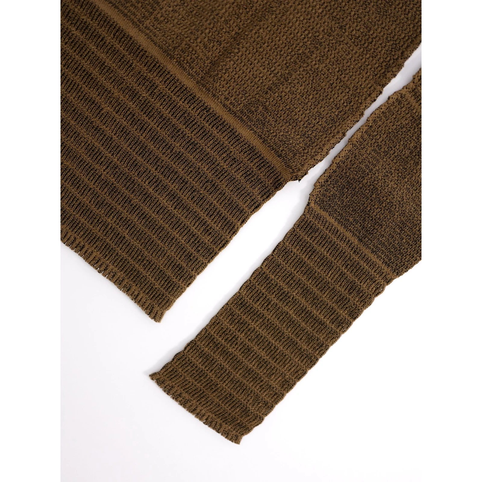 ISSEY MIYAKE Blouse Marron vintage, passéist — photo 14