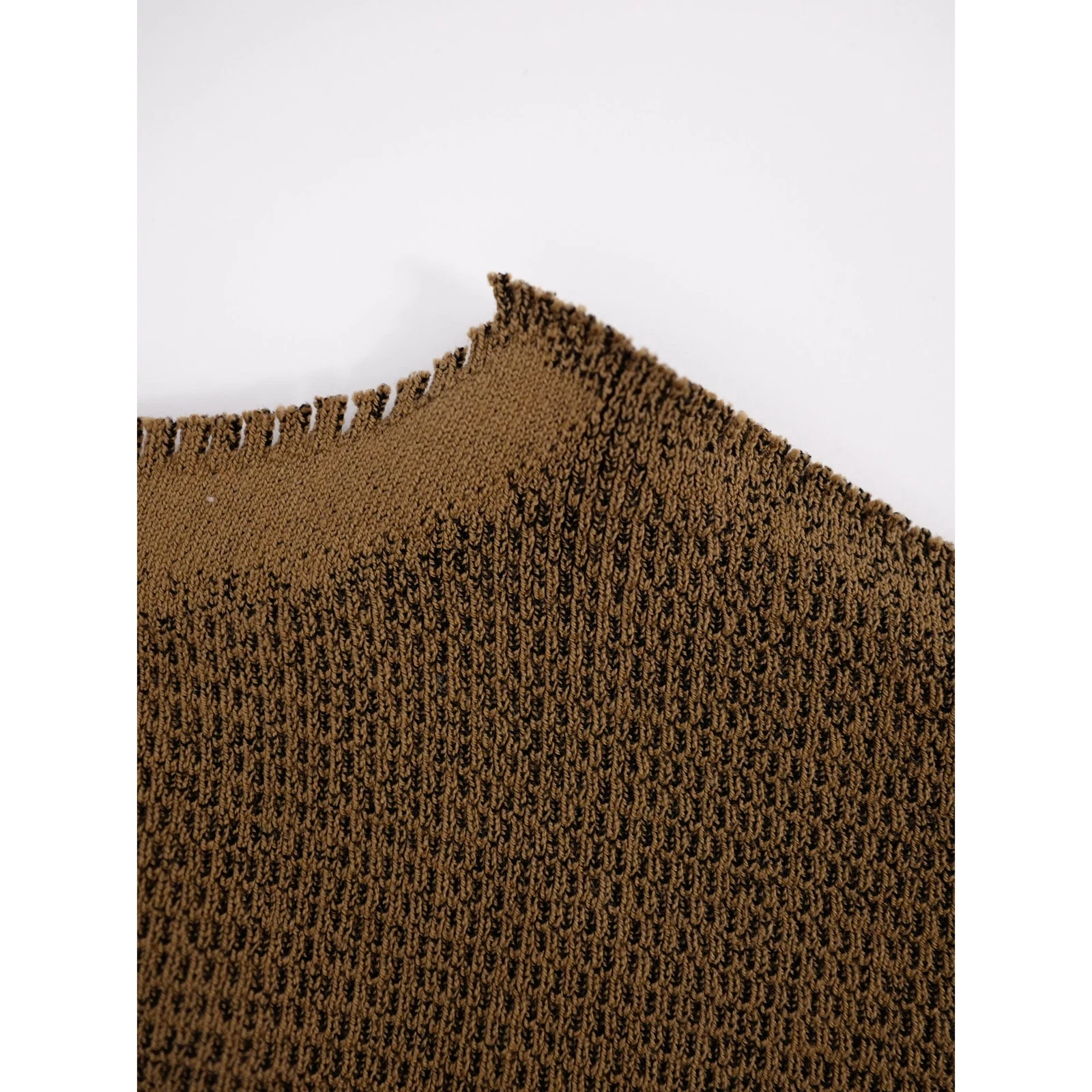 ISSEY MIYAKE Blouse Marron vintage, passéist — photo 15