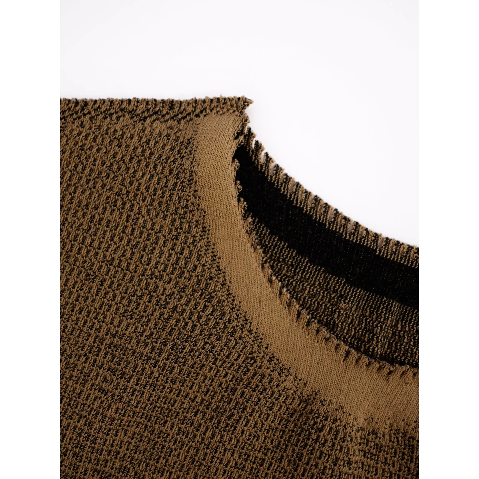 ISSEY MIYAKE Blouse Marron vintage, passéist — photo 7