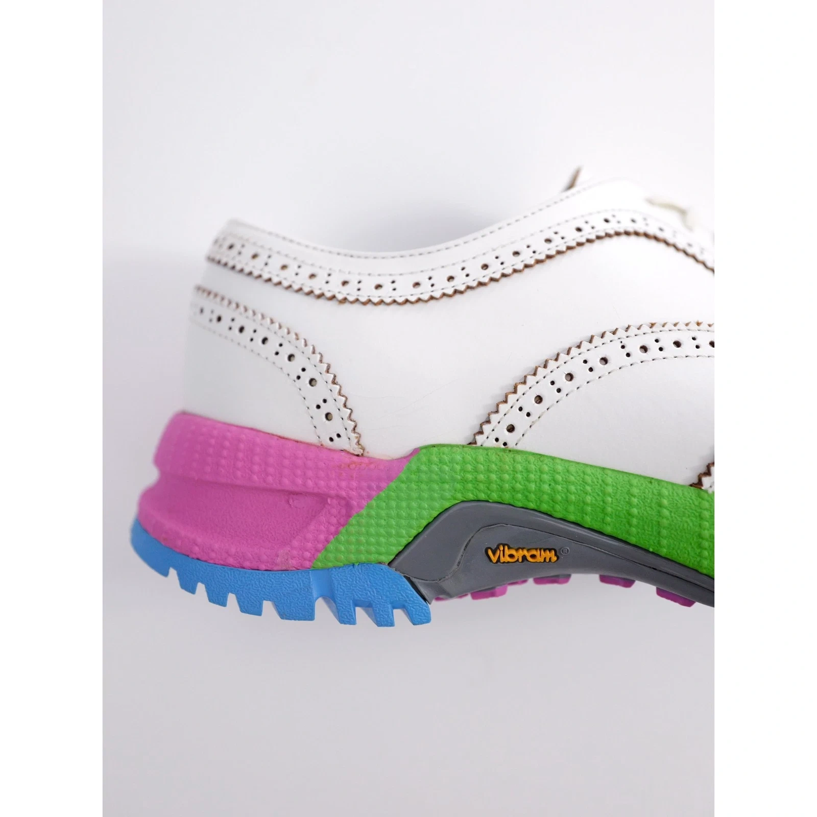 COMME DES GARÇONS Leather trainers Multicolore vintage, passéist — photo 5