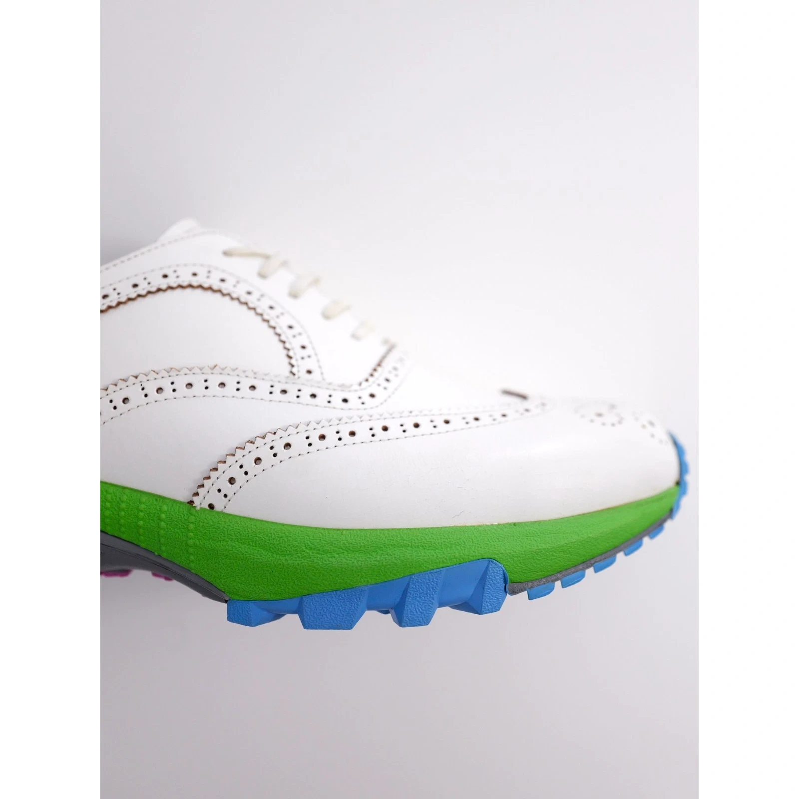COMME DES GARÇONS Leather trainers Multicolore vintage, passéist — photo 6