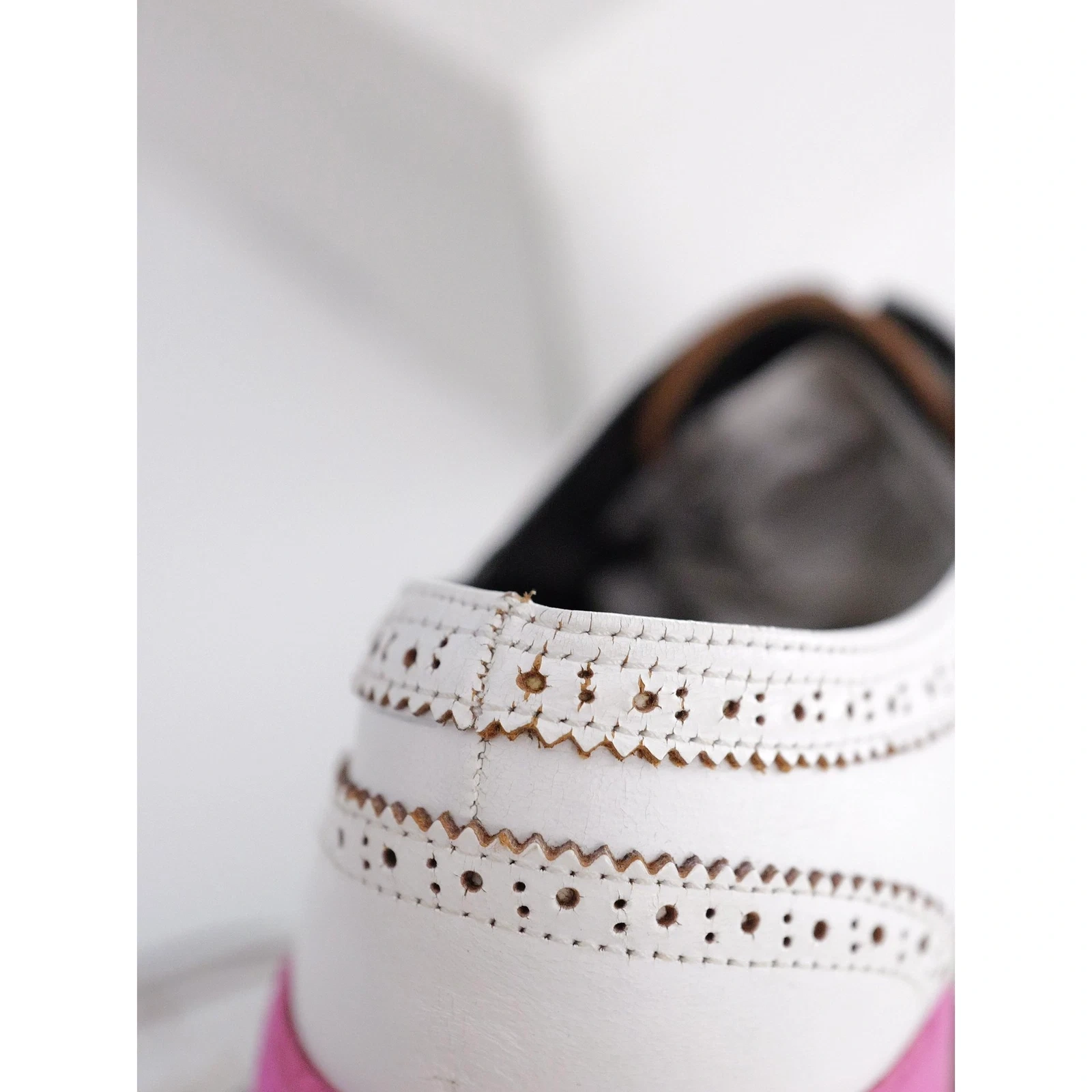 COMME DES GARÇONS Leather trainers Multicolore vintage, passéist — photo 9