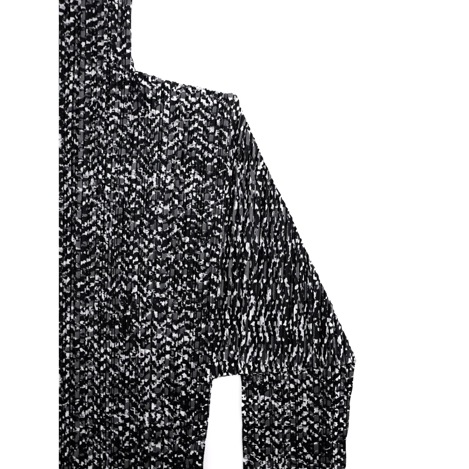 ISSEY MIYAKE Blouse Gris vintage, passéist — photo 13