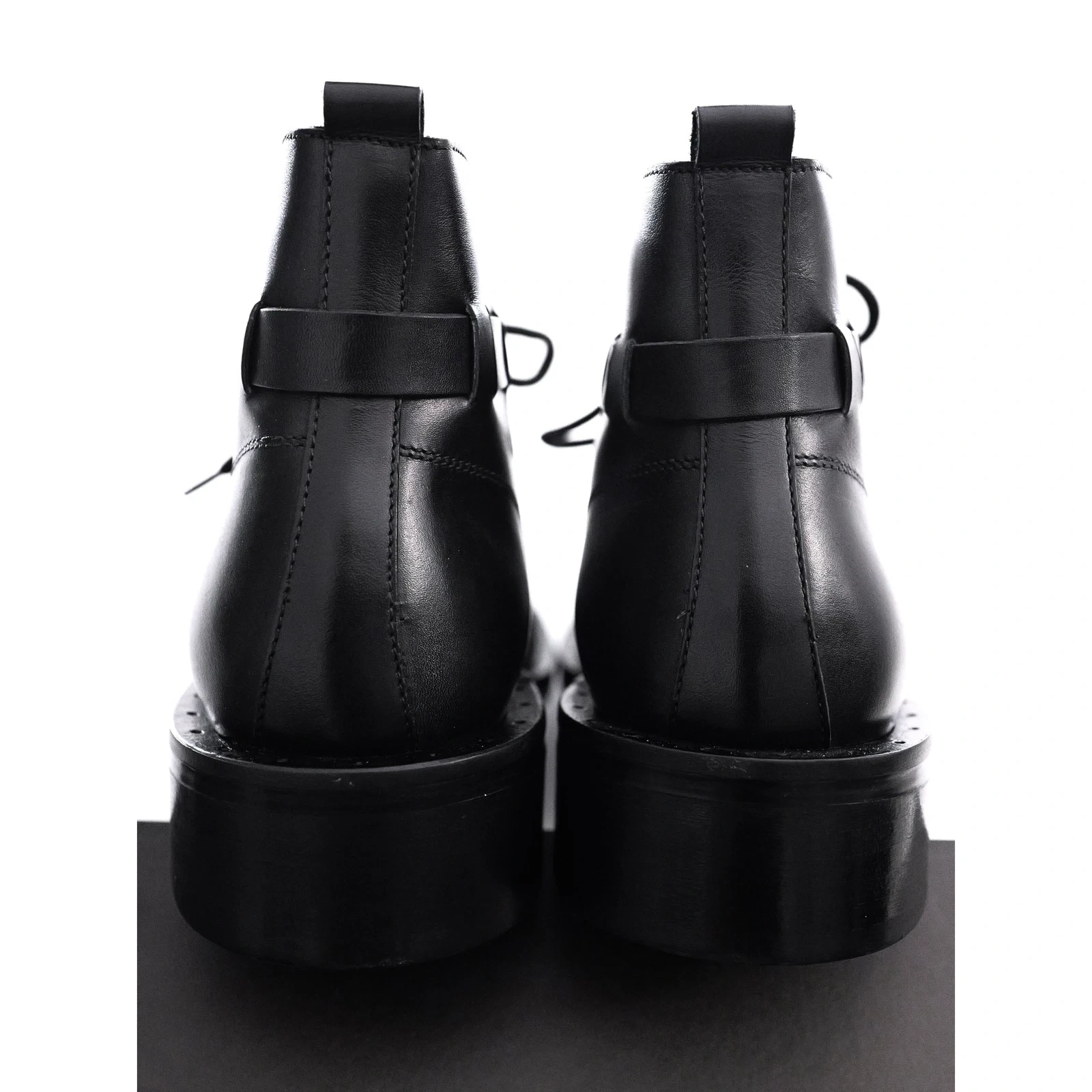 YOHJI YAMAMOTO Leather boots Noir vintage, passéist — photo 7
