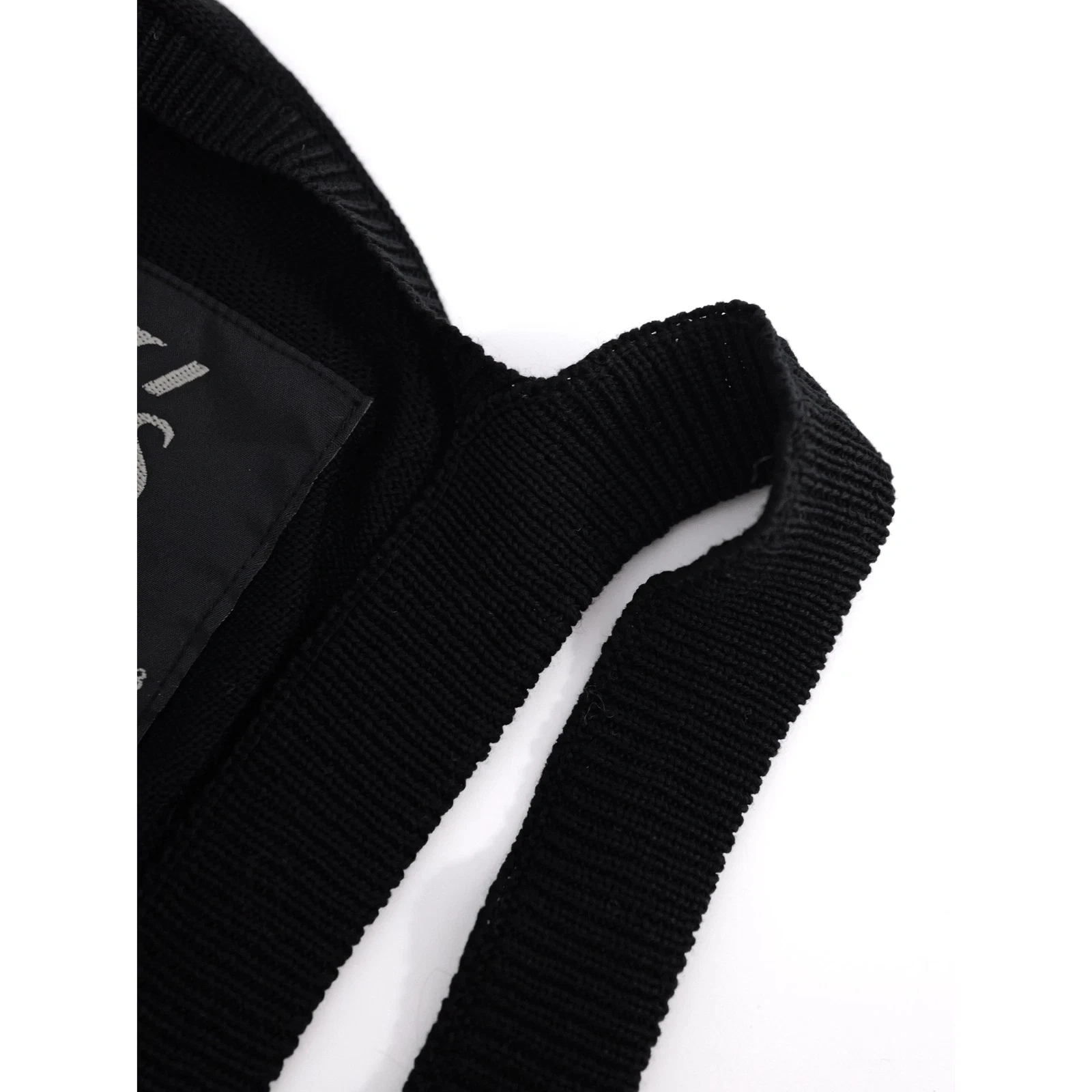 YOHJI YAMAMOTO Camisole Noir vintage, passéist — photo 5