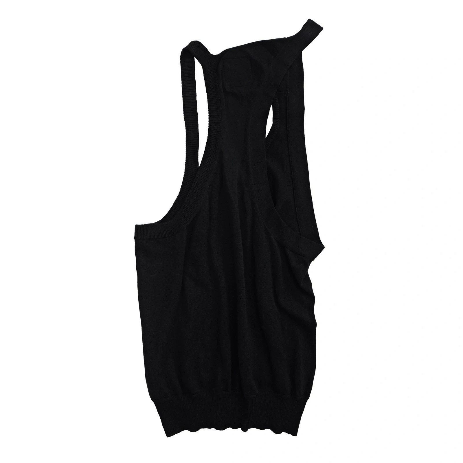 YOHJI YAMAMOTO Camisole Noir vintage, passéist — photo 9
