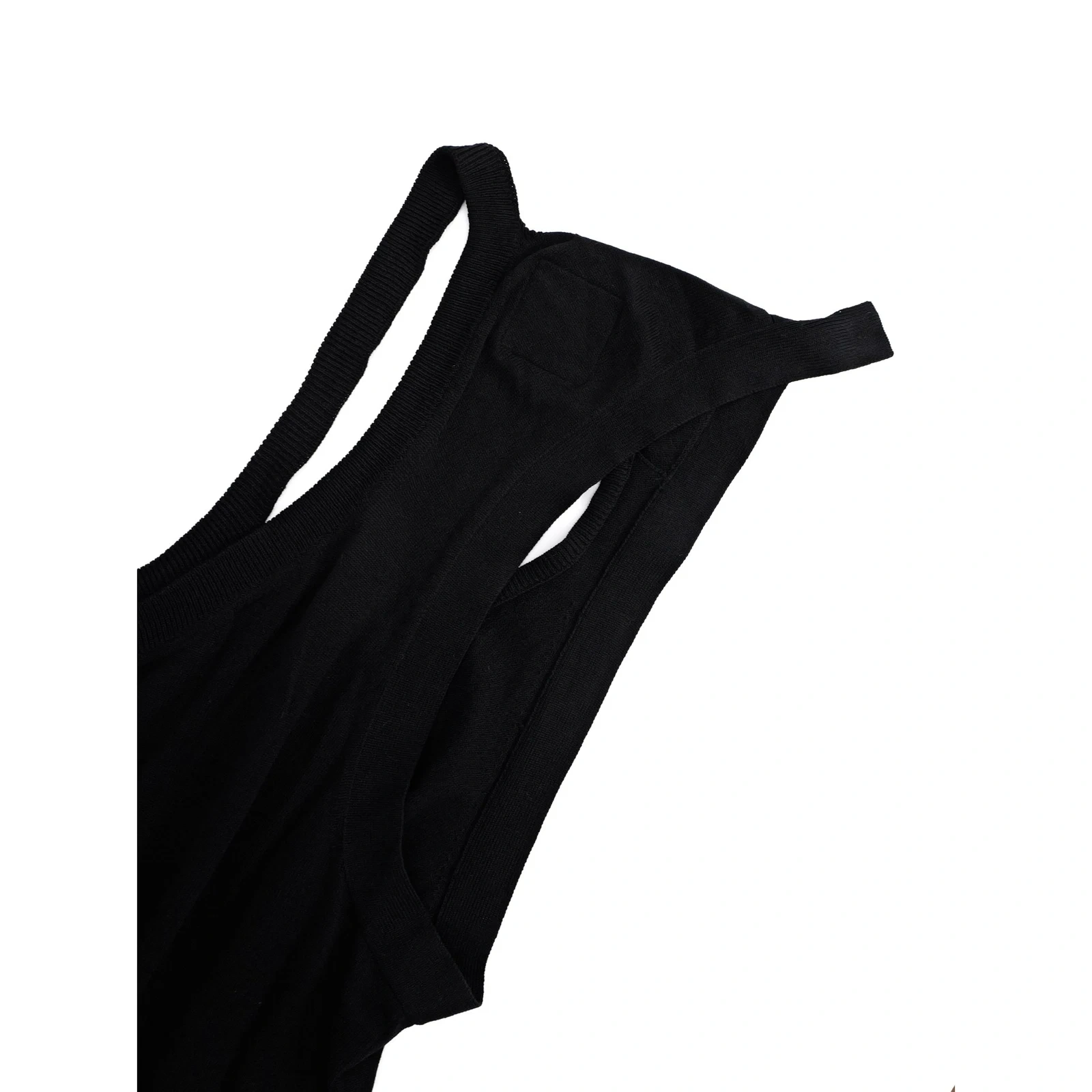 YOHJI YAMAMOTO Camisole Noir vintage, passéist — photo 10