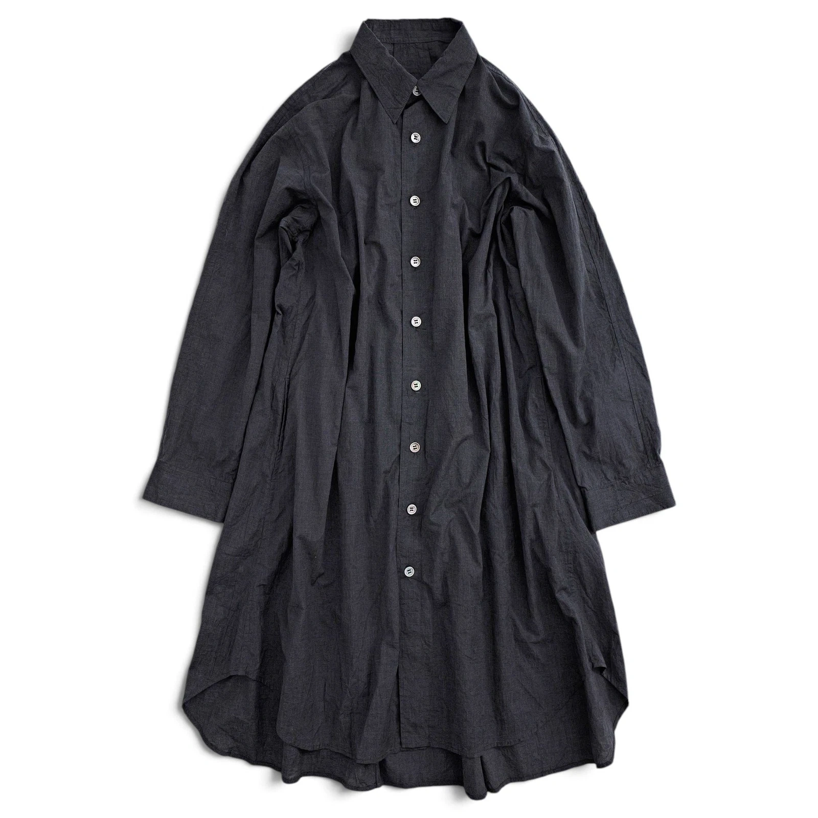 YOHJI YAMAMOTO Robe longue Anthracite vintage, passéist — photo 1