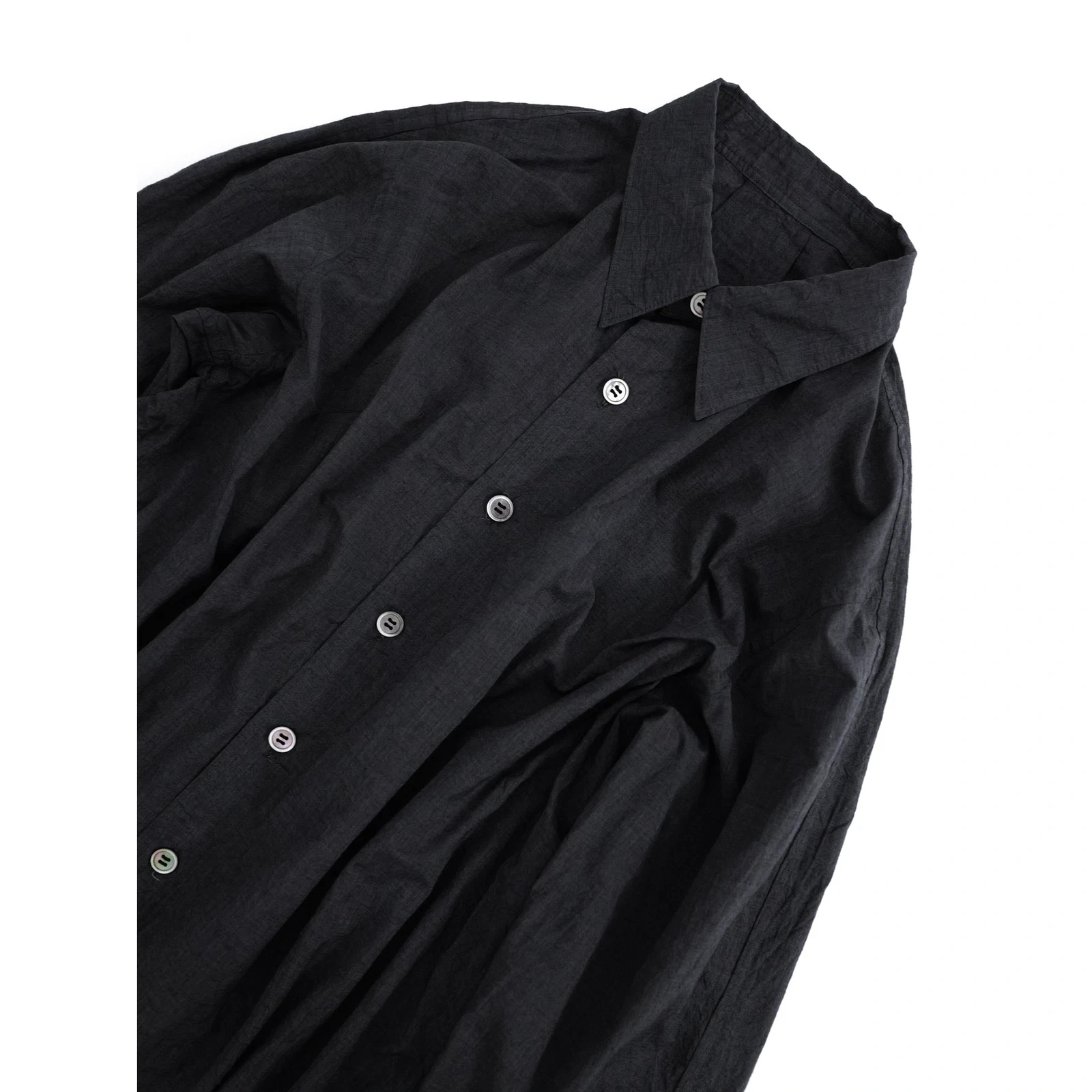 YOHJI YAMAMOTO Robe longue Anthracite vintage, passéist — photo 2