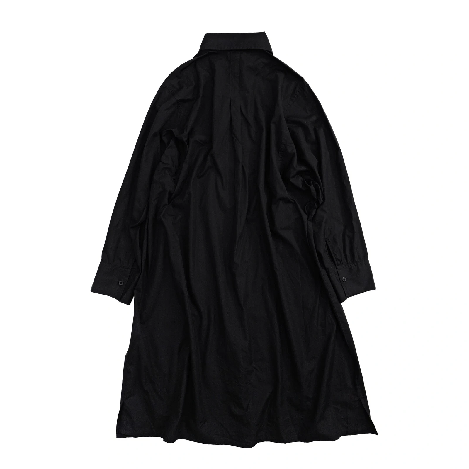 YOHJI YAMAMOTO Robe mi-longue Noir vintage, passéist — photo 13