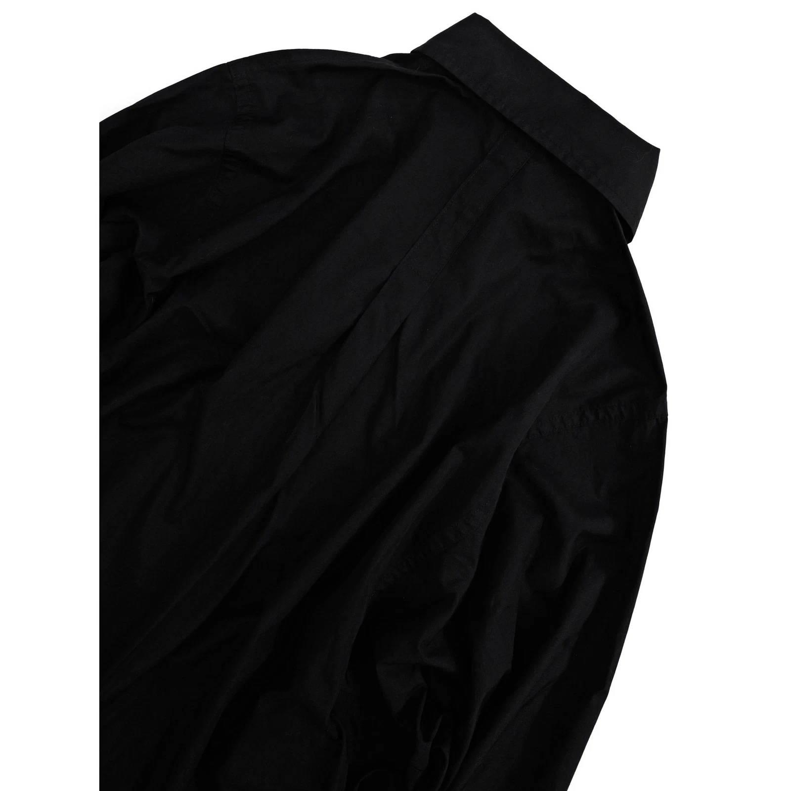 YOHJI YAMAMOTO Robe mi-longue Noir vintage, passéist — photo 14