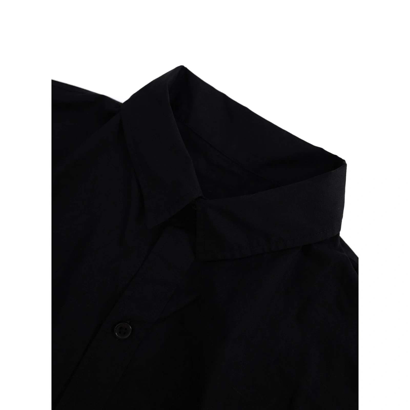 YOHJI YAMAMOTO Robe mi-longue Noir vintage, passéist — photo 4