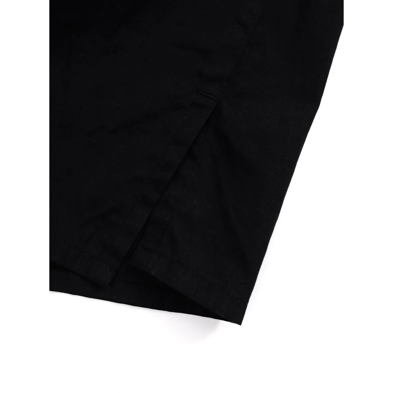 YOHJI YAMAMOTO Robe mi-longue Noir vintage, passéist — photo 8