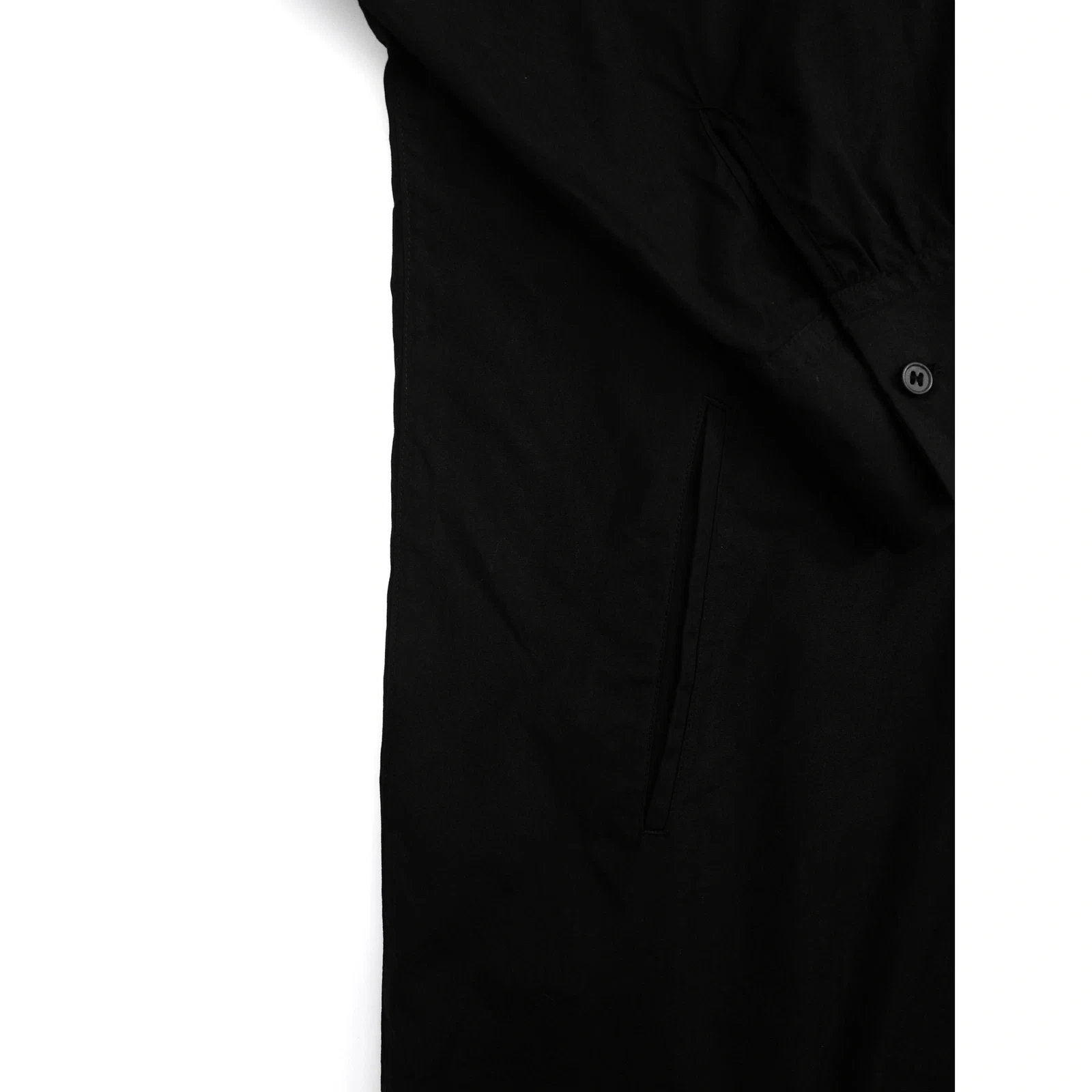 YOHJI YAMAMOTO Robe mi-longue Noir vintage, passéist — photo 9