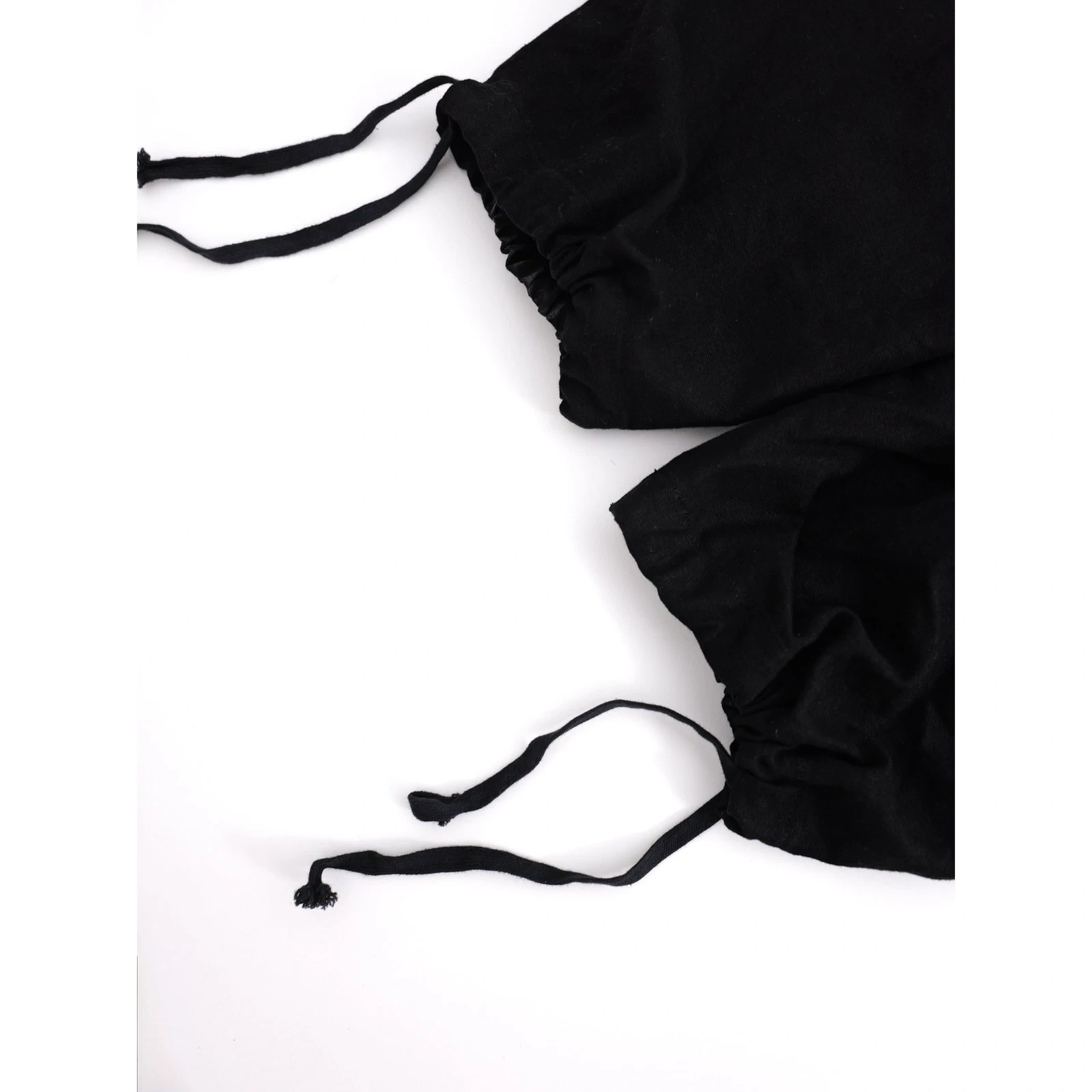 COMME DES GARÇONS Pantalon en lin Noir vintage, passéist — photo 12