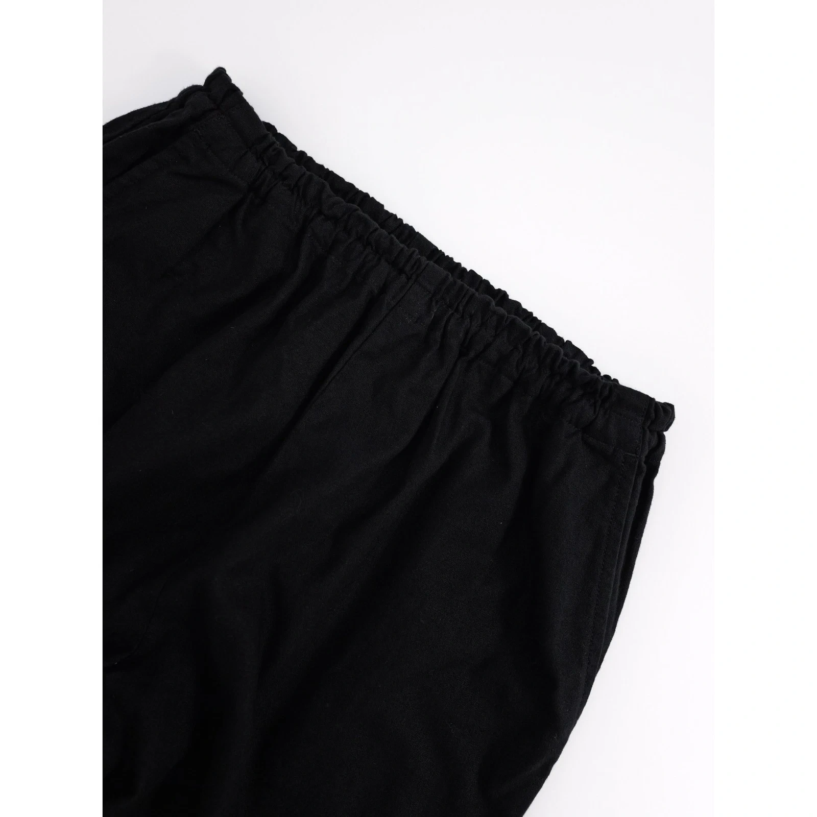 COMME DES GARÇONS Pantalon en lin Noir vintage, passéist — photo 3