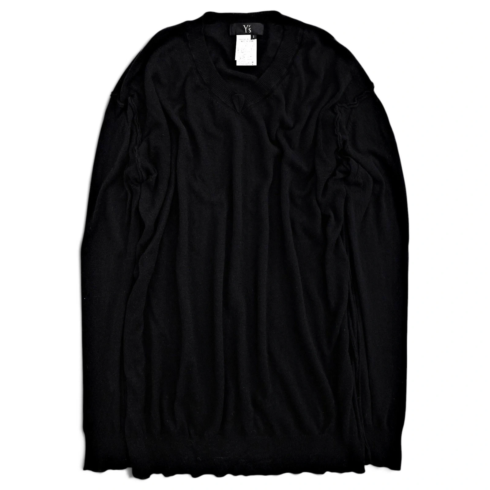 YOHJI YAMAMOTO Jumper Noir vintage, passéist — photo 1