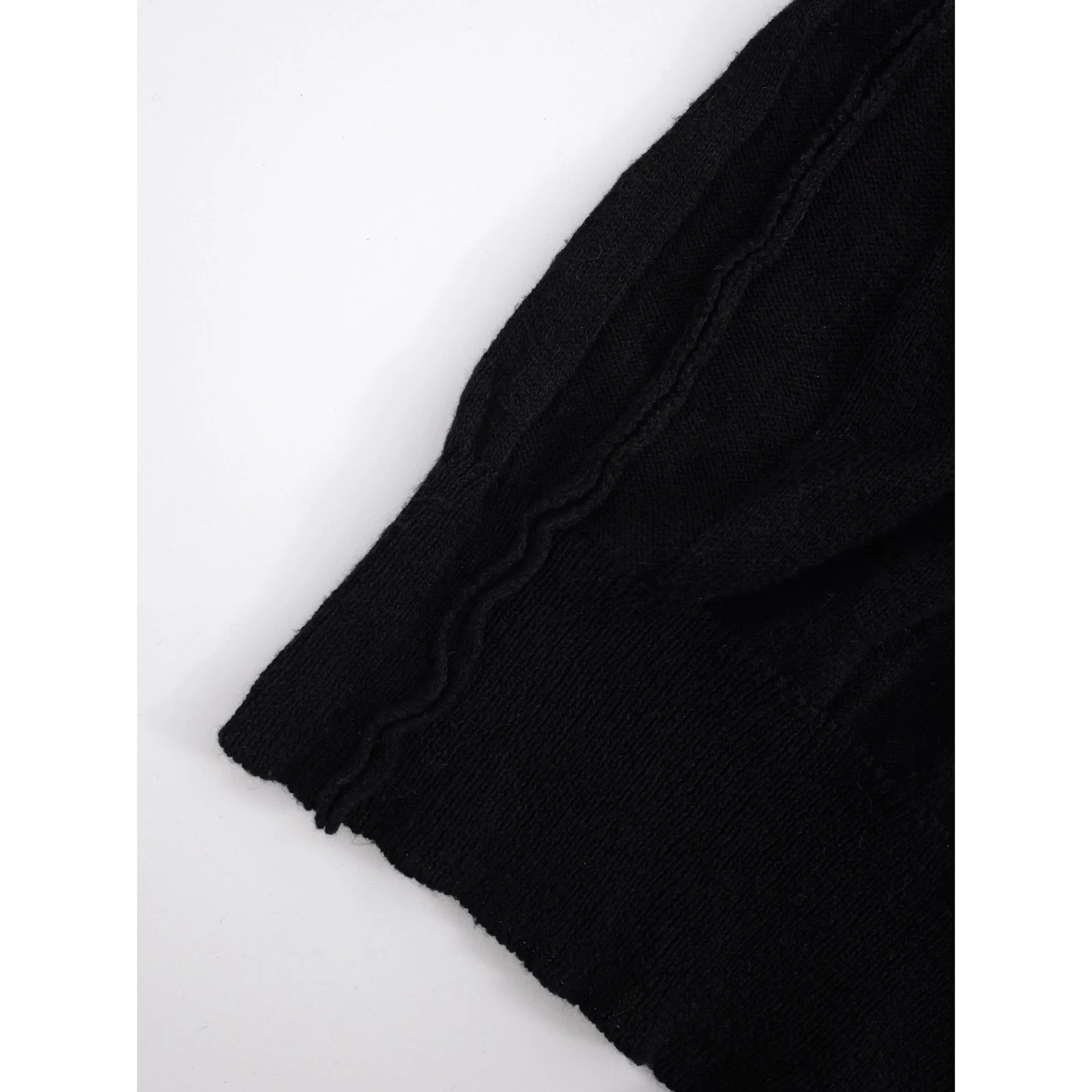 YOHJI YAMAMOTO Jumper Noir vintage, passéist — photo 9