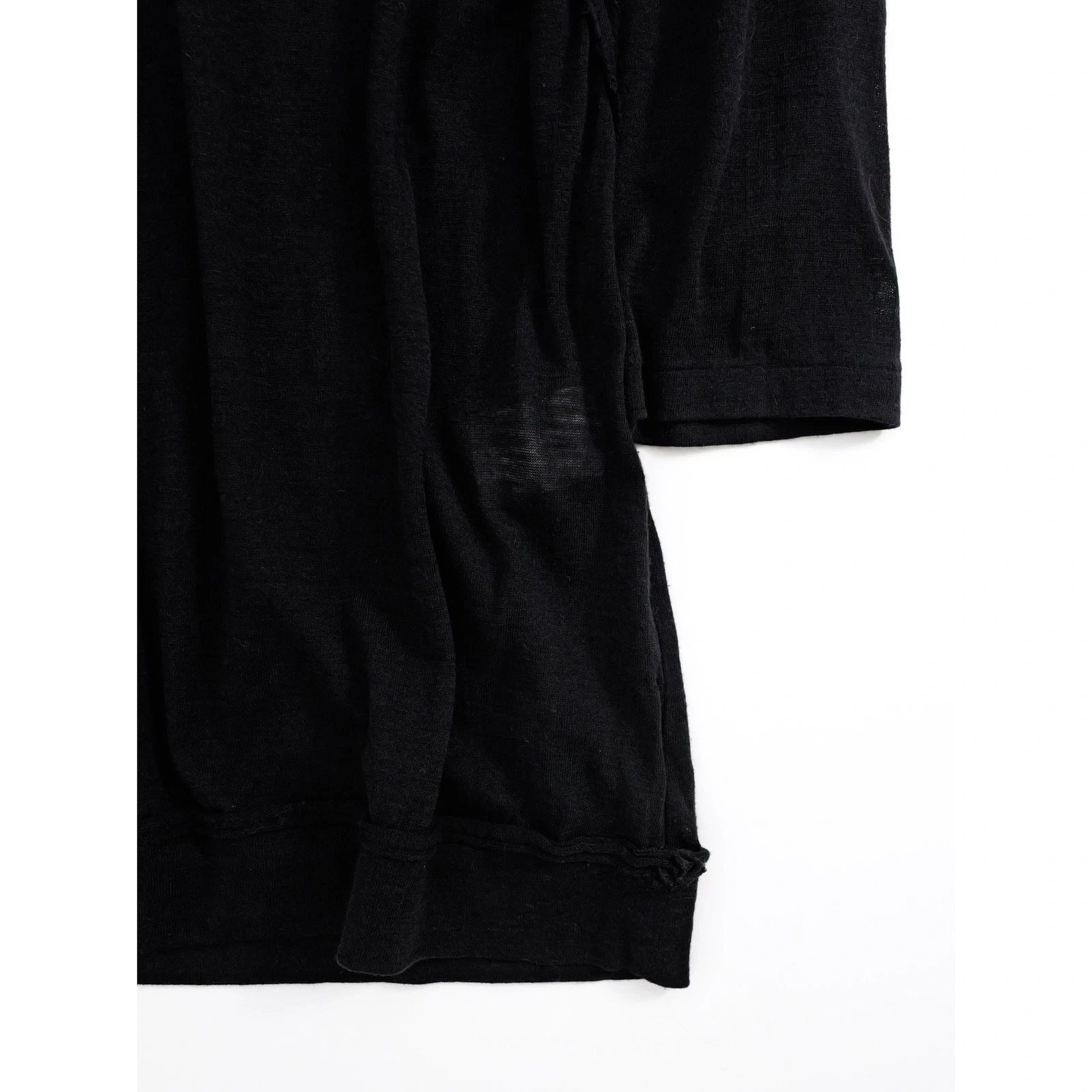 YOHJI YAMAMOTO Jumper Noir vintage, passéist — photo 3